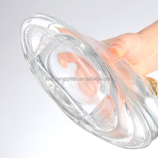 Botella de vidrio para estampado en caliente 200ml 375ml 500ml bebidas alcohólicas Vodka Gin