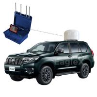 Dispositivo de detecção de ataque de veículo de rastreamento de bloqueador de SUV de auto jammer 900MHz-5.8Ghz