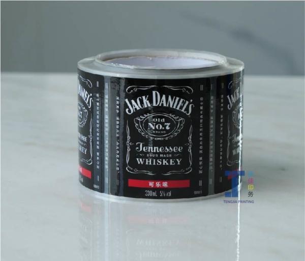 Matte Personalized Mini Wine Bottle Labels Rolls Sheets Packaging
