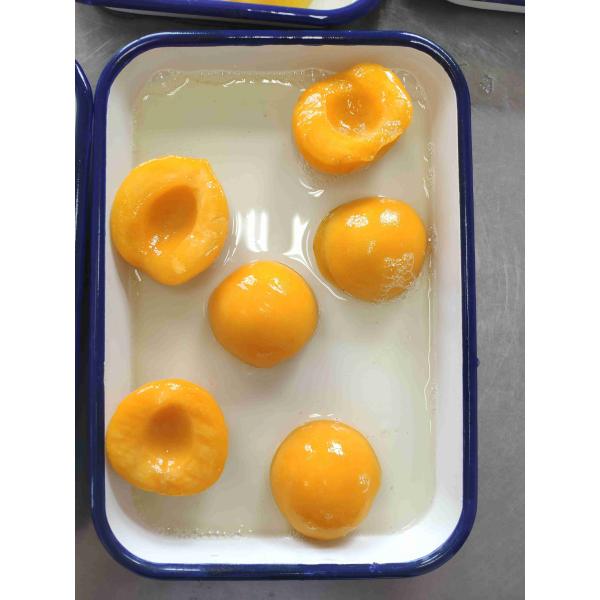 3000g GMO Cultivation Canned Peach Halves In Light Syrup