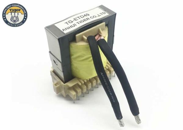 Low Loss High Power High Frequency Transformer ETD49 Vertical Type Single Phase
