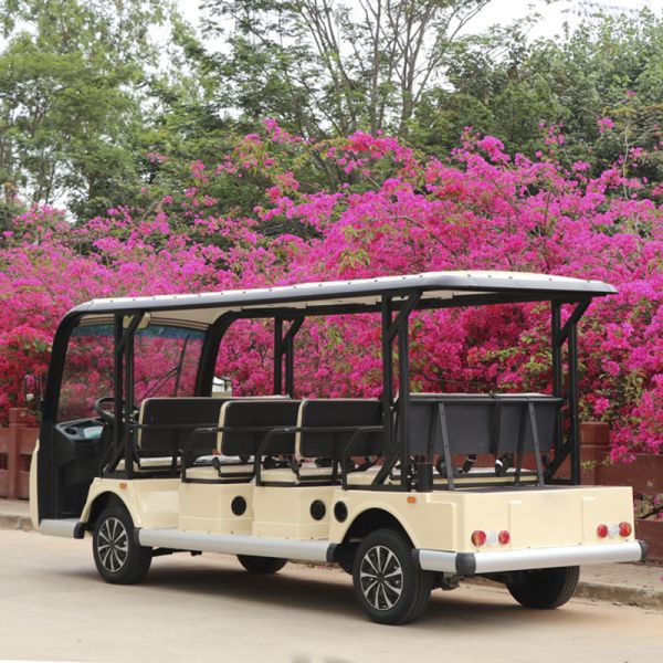7.5 KW 72V Motor Electric Passenger Bus Battery Operated Disc Brake Technology