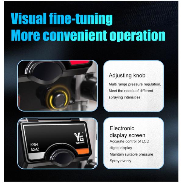 Industrial High Pressure Stucco Airless Paint Spray Machine With Rotary Spray Nozzle