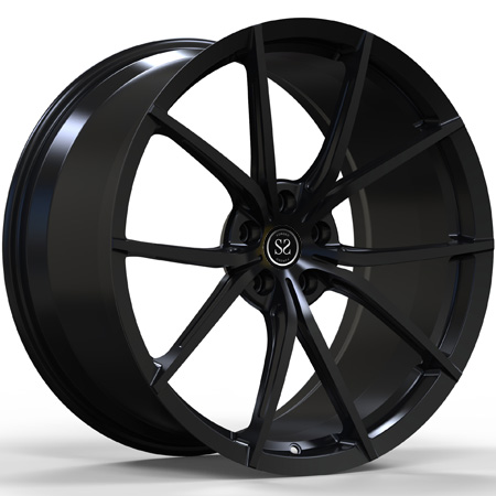 Staggered 21x11 Forged Wheels Silver Black Painted Aluminum 488 GTB Alloy Rims