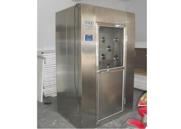 Power Coated Steel Cleanroom Air Shower With PLC Control System