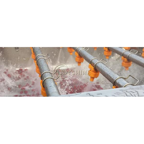 100-500kg/H Ozone Fruit And Vegetable Washer For Cleaning Carrots And Cassava