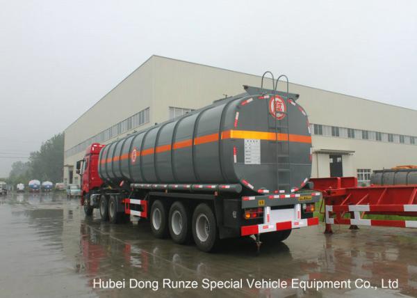 30000L -45000L Capacity Chemical Tanker Truck for Fluosilicic Acid / Hexafluorosilicic Acid