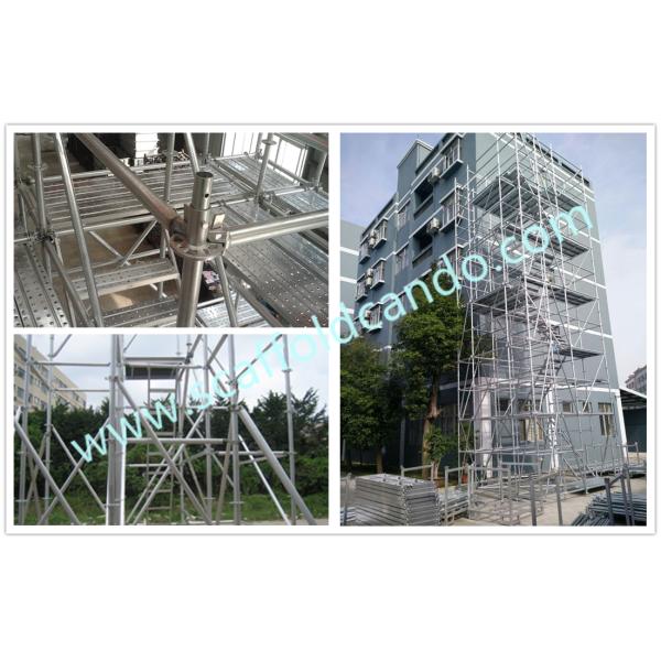 Ringlock scaffolding system standards verticals for construction, hot dip galvanized BS1139 500,1000,1500,2000,3000mmL