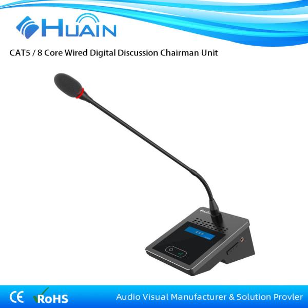 HUAIN Parliamentary Wired Meeting Microphone Table Digital Conference System Price