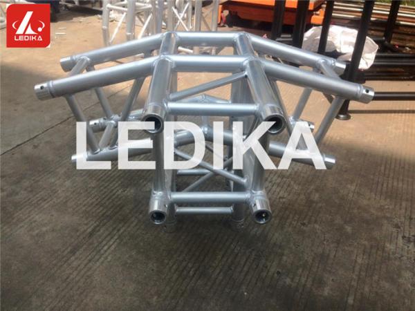 Silver Aluminum Truss Parts Segment Corners 2 - 6 Way Truss Connection Corner