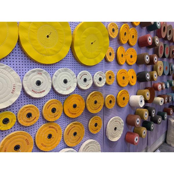 Without Abrasive Cotton Cloth Cotton Lint Cloth Buffing Wheel Polishing Yellow 6*50 Wheels