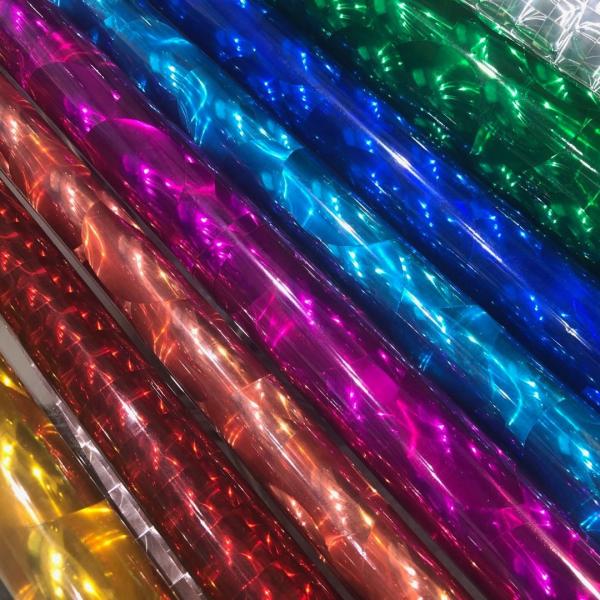 Colorful Metallized PET 3D Lenticular Film Cat Eye Effect for Eye Catching Visuals in Packaging Decoration