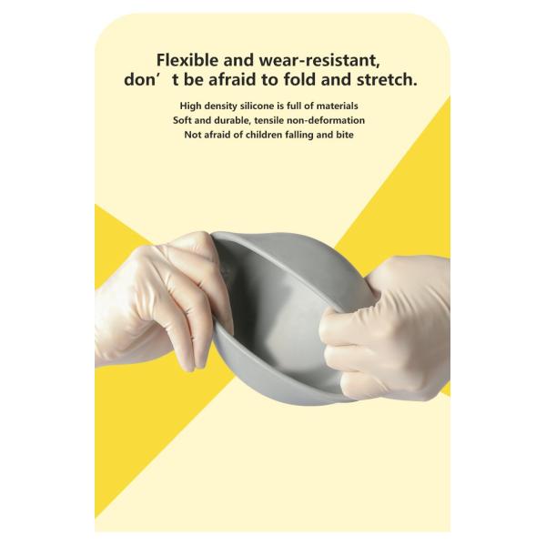 3 In 1 BPA Free Kids  Childrens Dinner Set Kids Baby Feeding Infant Plates And Bowls