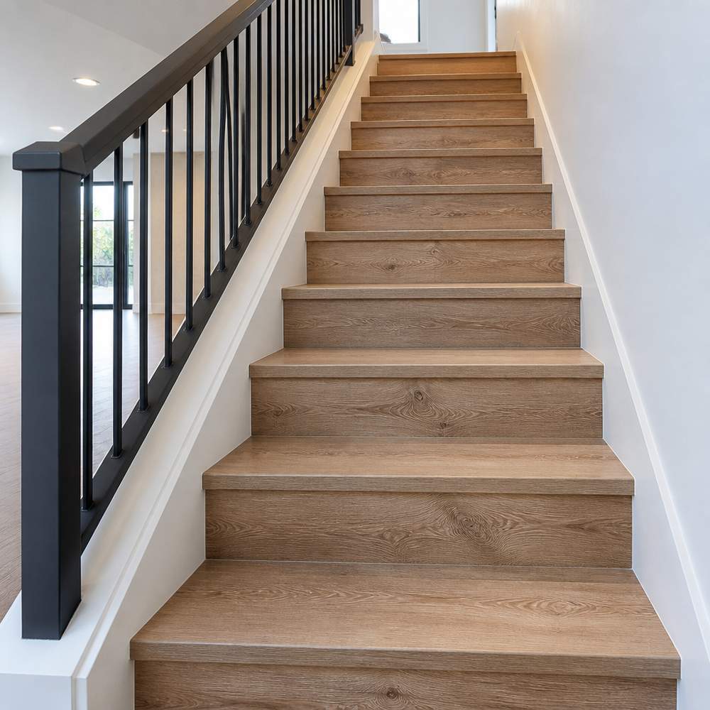 SPC Flooring Trims & Accessories Complete System Waterproof Edge Trim Skirting Stair Nosing