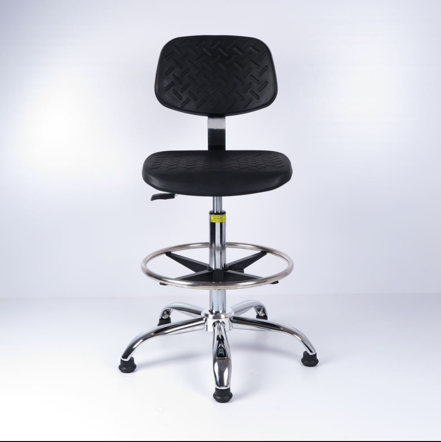 PU Leather ESD Lab Chairs Anti Static Anti Static Lab Chair Adjustable Ergonomic