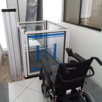 Ascenseur pour fauteuil roulant extérieur intérieur de 1 m à 2 m Ascenseur hydraulique pour handicapés