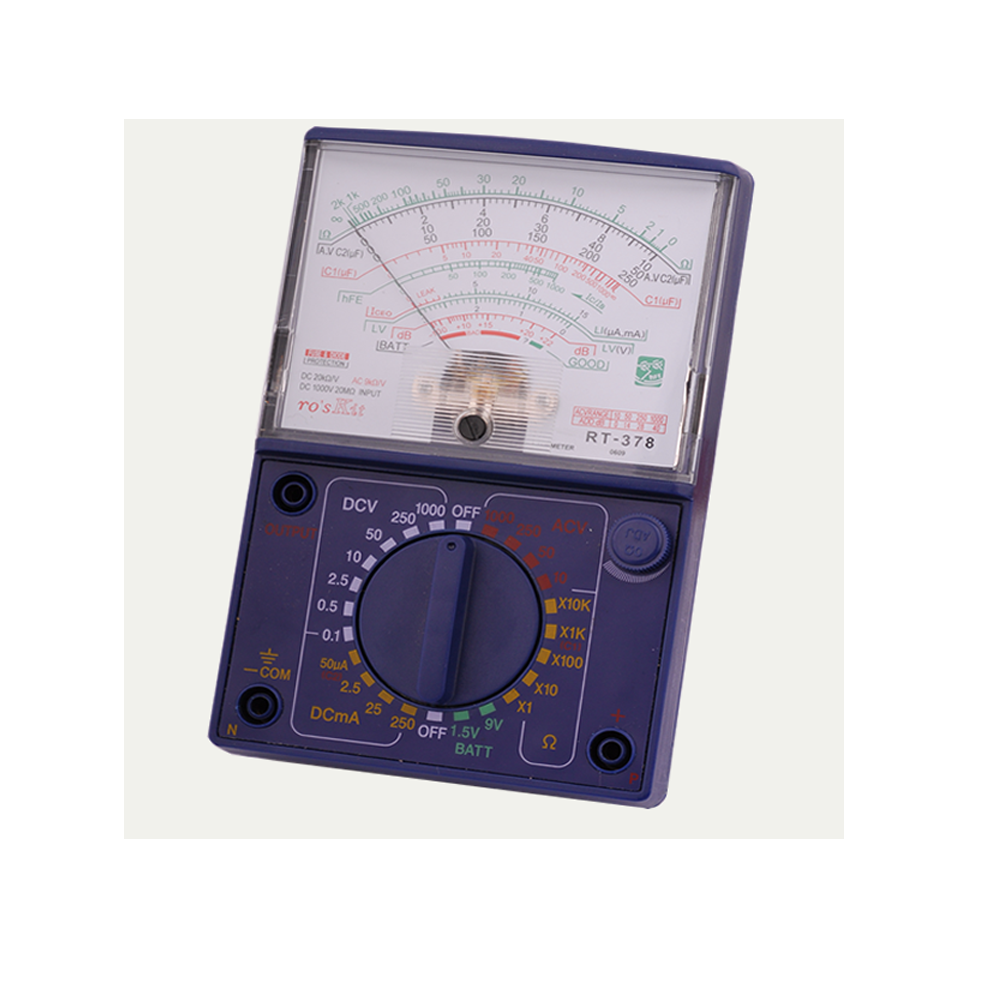 Professional Analog Multimeter 10V 50V 250V 1000V AC Voltage Range