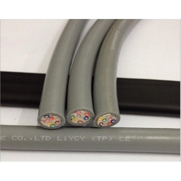Special PUR Cable for Drag Chains EKM71900 for machine or equipments bending frequently in grey/black/orange Color