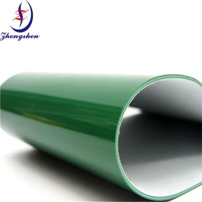 Manure Removal Green PVC Conveyor Belt 1mm~6mm For Poultry Farm