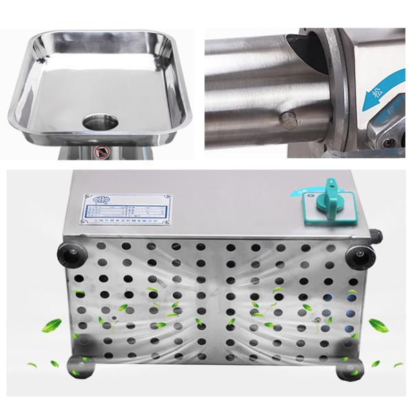 Table Top 850W 250KG/H Stainless Steel Meat Grinder