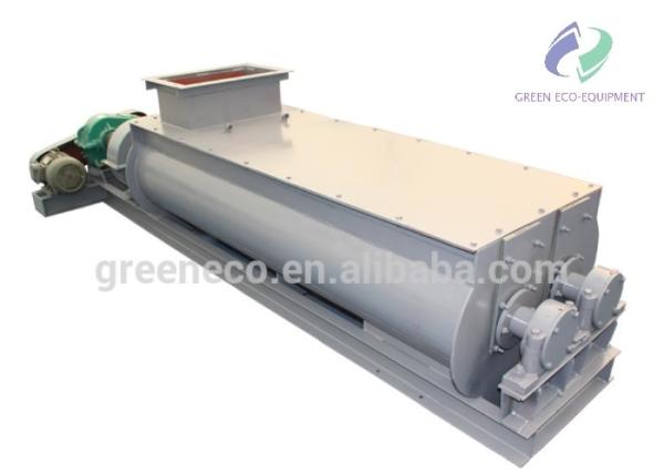 Concrete Double Shaft Mixing Screw Conveyor , Cement Screw Conveyor Easy Operation