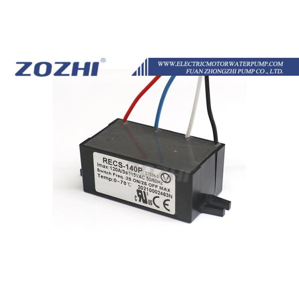 RECS-140P 115V Electronic Centrifugal Switch Motor Accessory with Epoxy Resin Sealed Construction and Automatic Capacitor Discharge