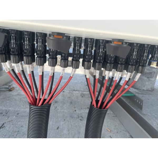 100 medidores fio 4mm2 do cabo do picovolt do painel solar do núcleo do Tuv de único