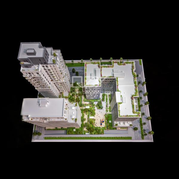 1/150 Scale Casablanca Finance City Miniature Building Model