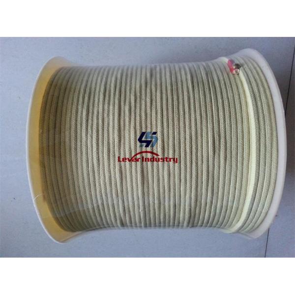 corde de fibre de 6x6mm Aramid pour Tamglass gâchant la corde du feu de Kevlar de four