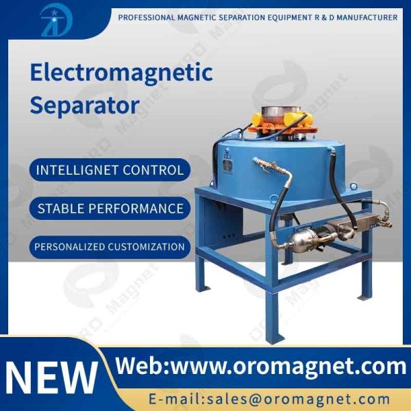 Industrial Magnetic Cell Separation Bead Magnetic Separators For Dry Powder Quartz Feldspar