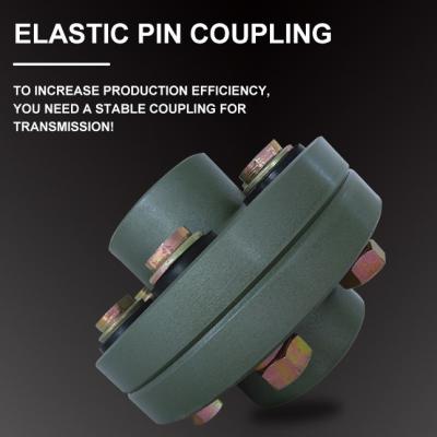 Acoplamento de eixo de caixa de engrenagens elástico de Pin Bush Coupling Cast Iron da luva de FCL