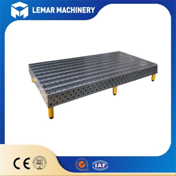 3D Welding table 3000 x1500 x100mm Nitrided Finish 12mm Table Plate 16mm Hole