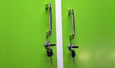 Flat Pack RAL Color H1920mm Steel Kitchen Cabinet