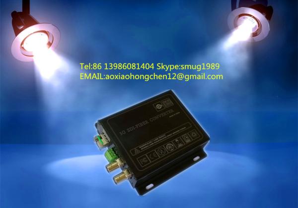 3GSDI to fiber converters for 1CH full HD1080P 60HZ SDI and 1 RS485 transmission over 1 LC fiber without delay