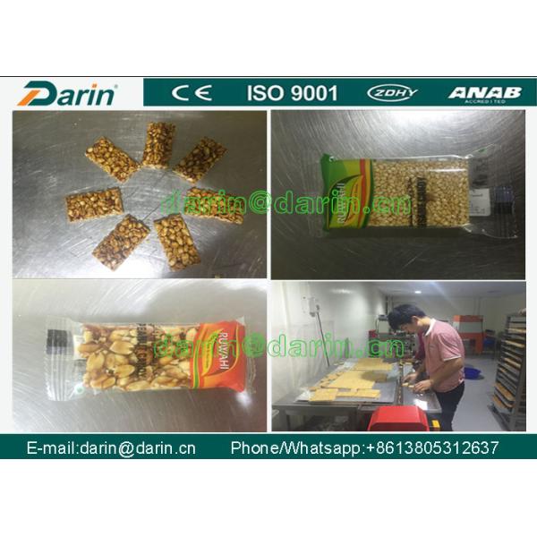 Barra do sésamo do produto comestível do DRC-75 SUS304 de DARIN/máquina de corte doces do amendoim