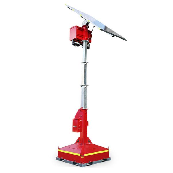 Simple Solar Light Tower Quick Deployment  Mast Height 3.5M Quick Deployment Telescopic Solar LED Light Tower