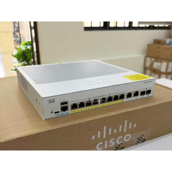 Cisco Catalyst 8-Port Gigabit PoE+ Switch 20Gbps Capacity 2-Year Warranty