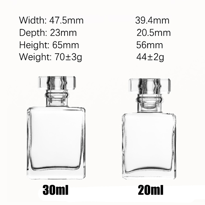 UV Silver Cap Elegant Glass Perfume Bottle Featuring Spraying or Frosting Finishes Perfect for Scent Presentation and Custom Colors 20ml 30ml 50ml 100ml