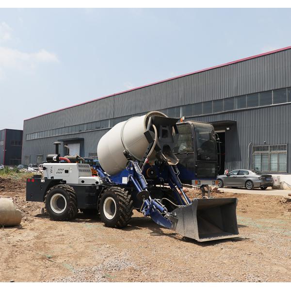 Self Loading Concrete Truck Mixer XDEM 4.5m3 91KW 7700*2860*358MM