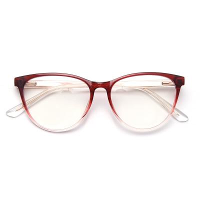 BSCI Round Optical Eyeglasses TR90 Frames Glasses Plain Lens