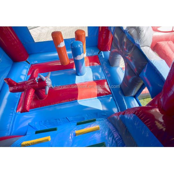 Age Range 14 Years up Castle Slide Combo Inflatable Jumping Castle Aeroplane for Kids