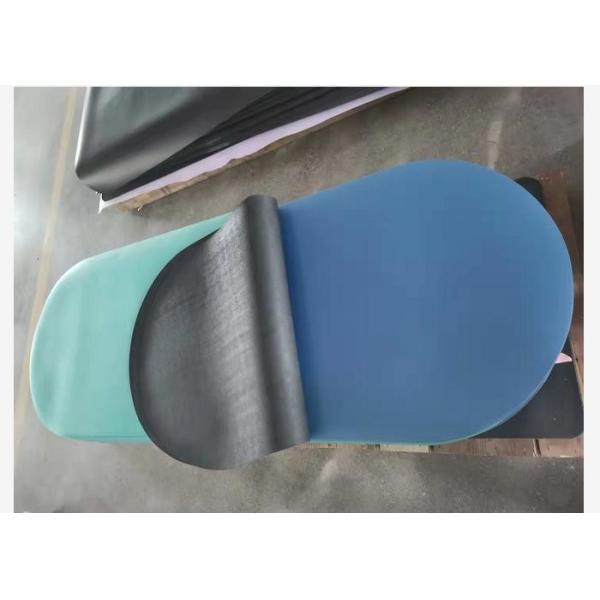 SGS Sided Texture Thick 6mm ECO Rubber Yoga Mats , Power Yoga Mats