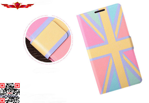 New Fashion Design Brand New PU Flip Leather Cover Case For Huawei C8816 Qualify