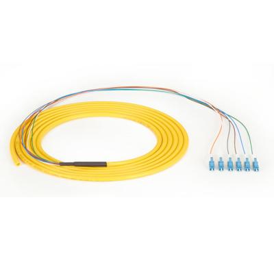 ST UPC Fiber Optic Pigtail Multimode OM3 Bare Ribbon Fanouit 850nm