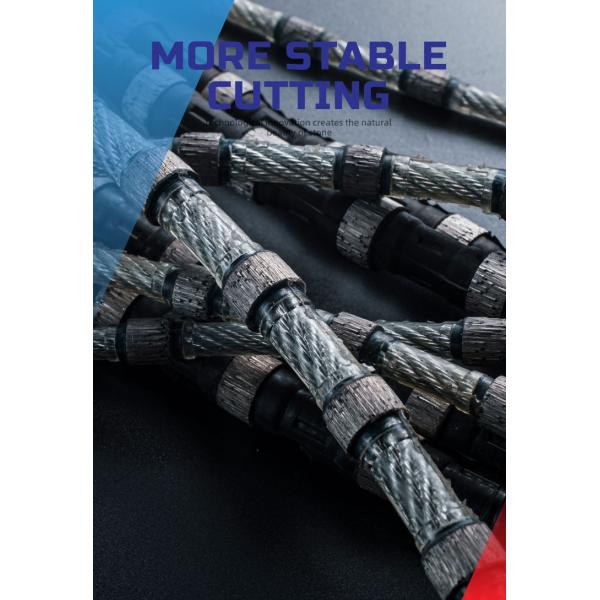 Синтерированная изготовление искусств D8.3mm алмазная проволока пила для каменного блока режущей машины