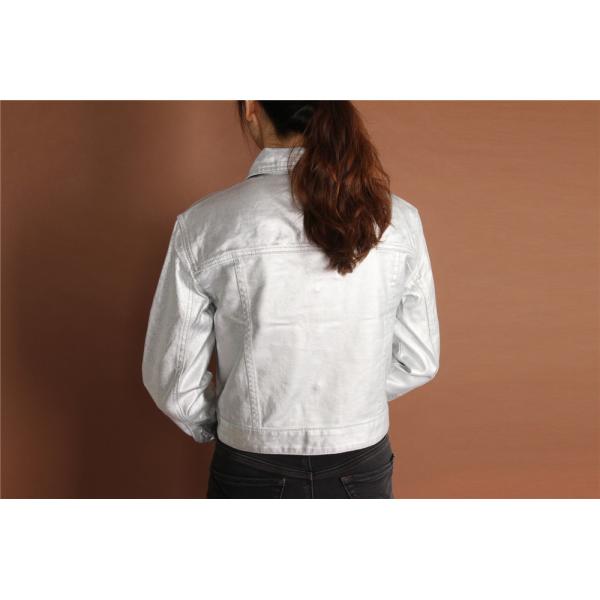 Stockpapa 100% cotton denim jackets For Women