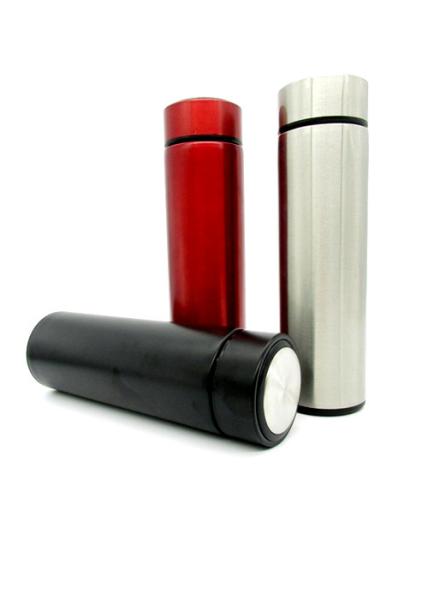 Red Green Pink Thermos Water Bottle Small Capacity  Temperature Display