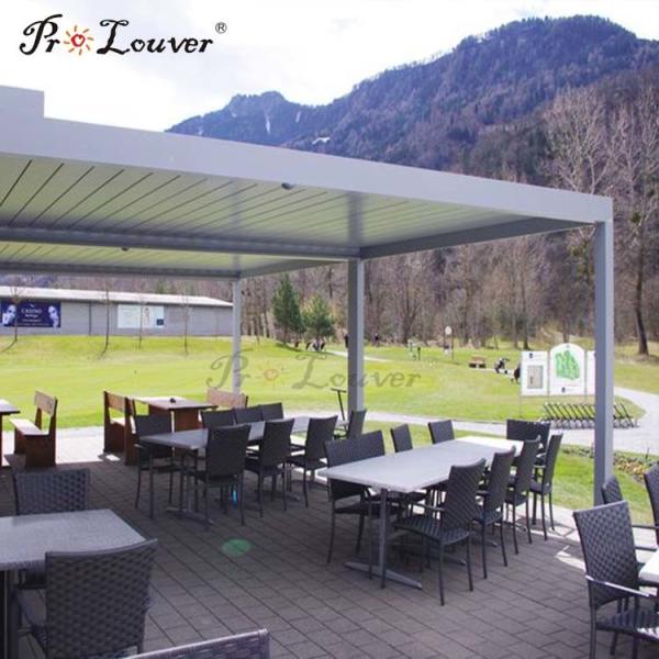 Sun Shade Opening Roof, Outdoor Rainproof Roof Louver, Aluminum Pergola