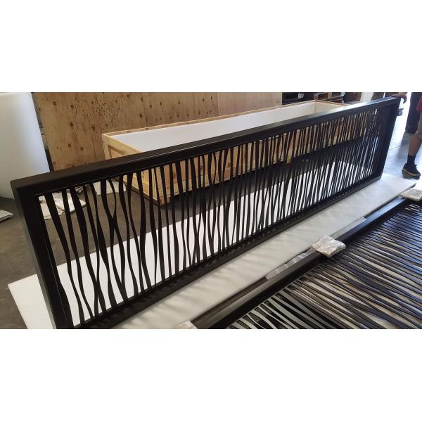 3D Modern Aluminum Privacy Fence Panels Security 358 Corrugated