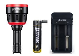 Focus Adjustable Tactical Search IPX6 Military LED Flashlight